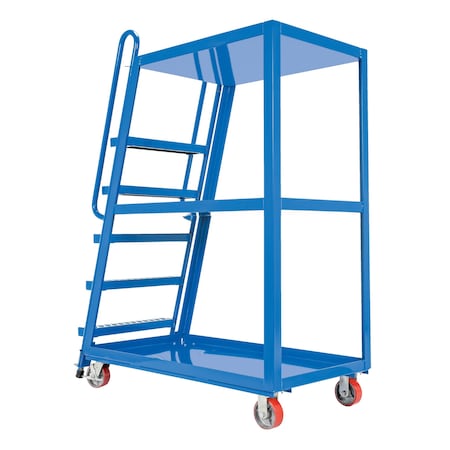 Vestil High Frame Cart, Steel, 1000 lb Load Capacity, 56.125 L, 27.875 W, 74.0625 H SPS-HF-2852-5PU
